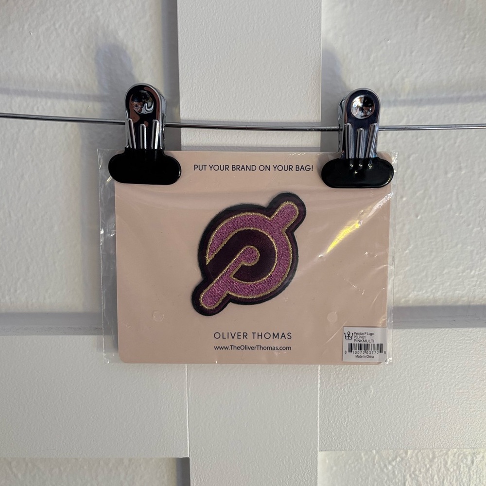 Peloton x Oliver Thomas Pink and Purple Patch
